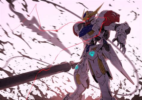 Mikazuki Augus and ASW-G-08 Gundam Barbatos HD Wallpaper by e-ko