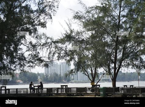 beach at Miri Marina, Sarawak Stock Photo - Alamy