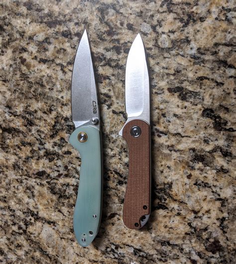 NKD, CJRB Feldspar Jumbo and Civvi elementum. For all the high end knives posted on here, what ...