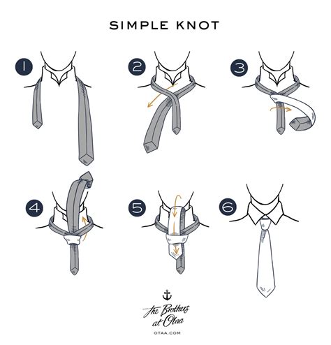 How To Tie a Simple Knot | Tie Knot Tutorial | Learn How to Tie a Tie | OTAA