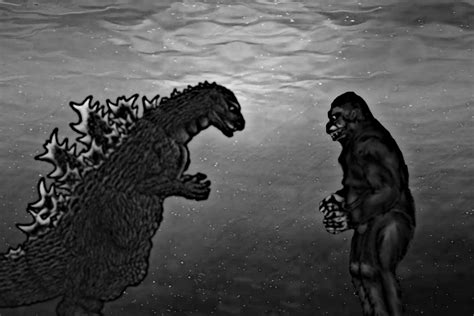 Gdkbr Godzilla 1954 vs King Kong 1933 Underwater by ...