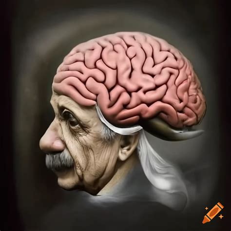 Preserved brain of albert einstein, symbol of genius on Craiyon