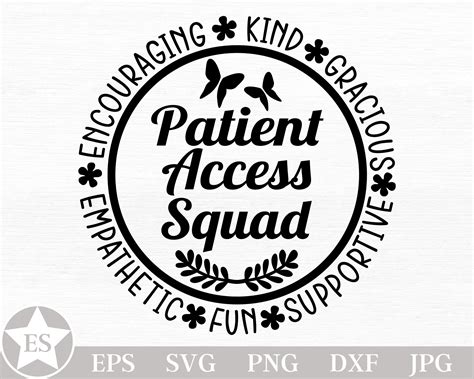 Patient Access Squad SVG Patient Access SVG Patient Access - Etsy