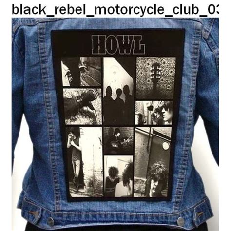 Black Rebel Motorcycle Club 03 - Photo Quality Printed Back Patch - King Of Patches