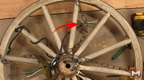 DIY Wagon Wheel Chandelier : 5 Steps (with Pictures) - Instructables