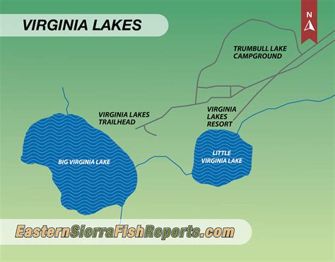 Virginia Lakes - Fish Reports & Map