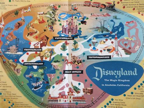 Disneyland Map California Map