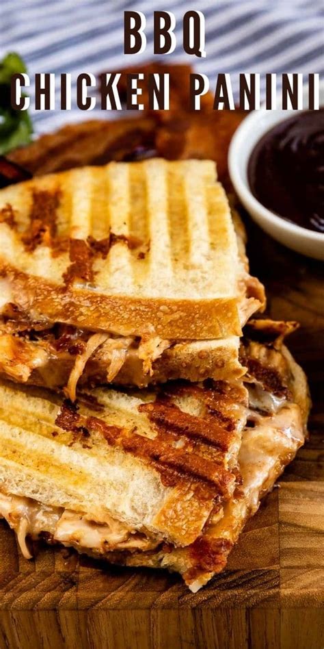 BBQ Chicken Panini Recipe - EASY GOOD IDEAS