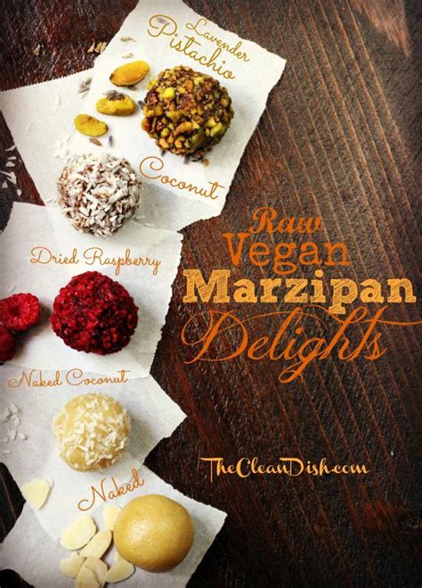 Raw Vegan Marzipan Delights | Recipe in 2020 | Raw vegan desserts, Raw vegan, Marzipan