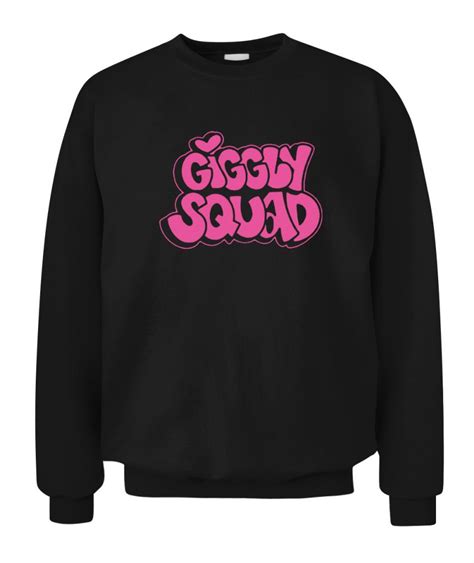 Giggly Squad Black Pink Shirt - Ellie Shirt