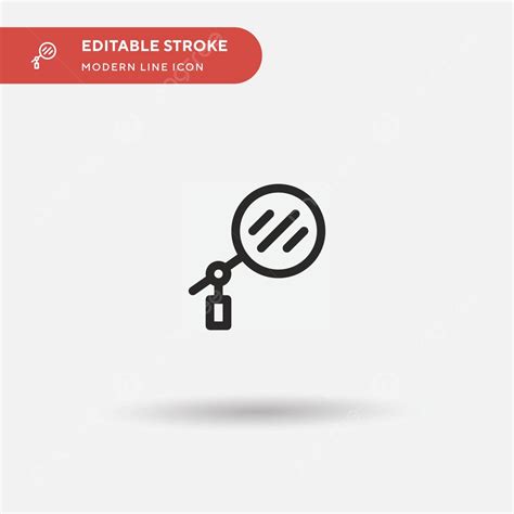 Vector Icon For Reflector A Simplestylish Symbol Design Template Vector ...