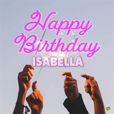 Happy Birthday, Isabella – Images and Wishes to Share