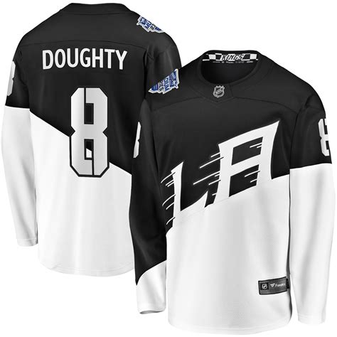 Men's Los Angeles Kings Drew Doughty Fanatics Branded Black 2020 Stadium Series - Breakaway ...