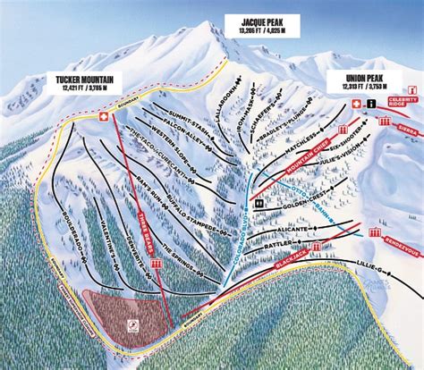 Copper Mountain Piste And Ski Trail Maps