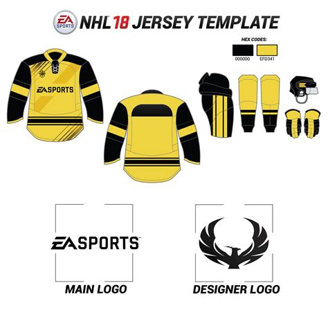 EA NHL 18 Hockey Ultimate Team Jersey Design Project on Behance