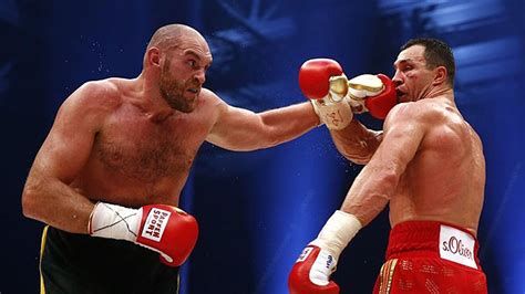 Boxing: Tyson Fury supports Wladimir Klitschko in Ukraine's defence ...