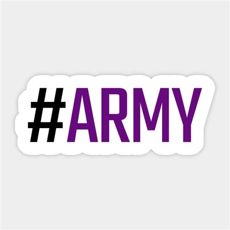 BTS Army #ARMY (K-POP) - Bts Army - Sticker | TeePublic