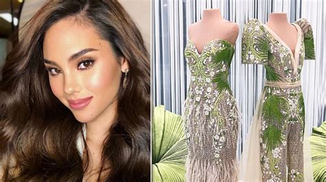 Mak Tumang creates Sampaguita- inspired gown for Catriona Gray