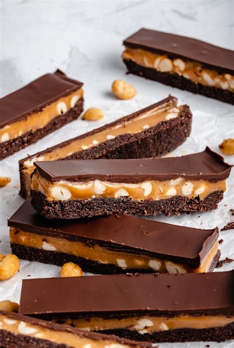 Vegan Double Chocolate Peanut Butter Caramel Bars