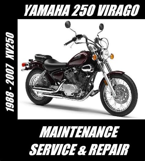 Purchase Yamaha XV250 Virago XV 250 Service Maintenance Rebuild Repair Manual in Wentzville ...