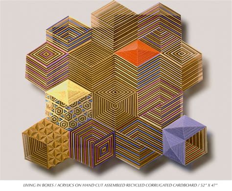 Ivan Sherman : Out of the Box:Art created from Recycled Corrugated Boxes