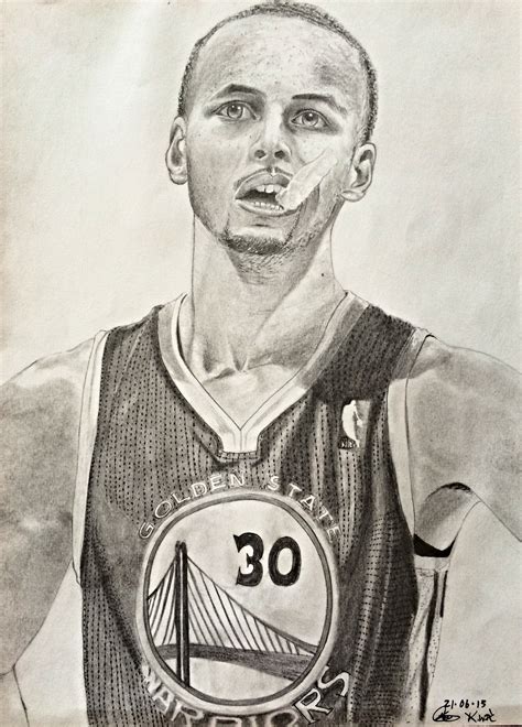 Portrait of Stephen Curry by DawnXbyugen on DeviantArt