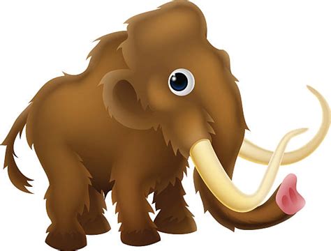 10+ Wooly Mammoth On White Stock Illustrations, Royalty-Free Vector ...