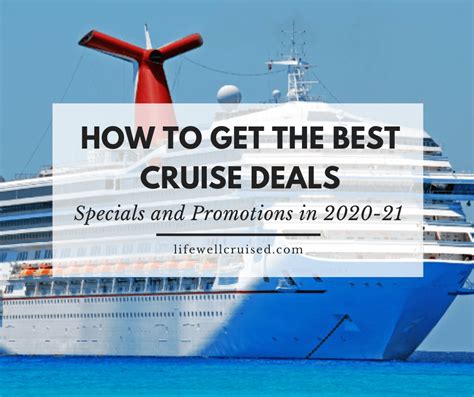 How to Get the Best Deals, Specials and Promotions on a Cruise - Life ...