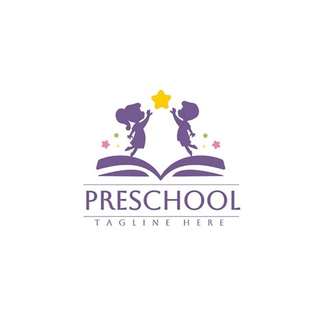 Premium Vector | Kindergarten school or preschool logo day care logo ...