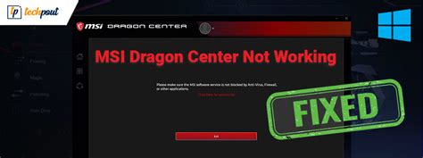 How to Fix MSI Dragon Center Not Working on Windows PC | TechPout