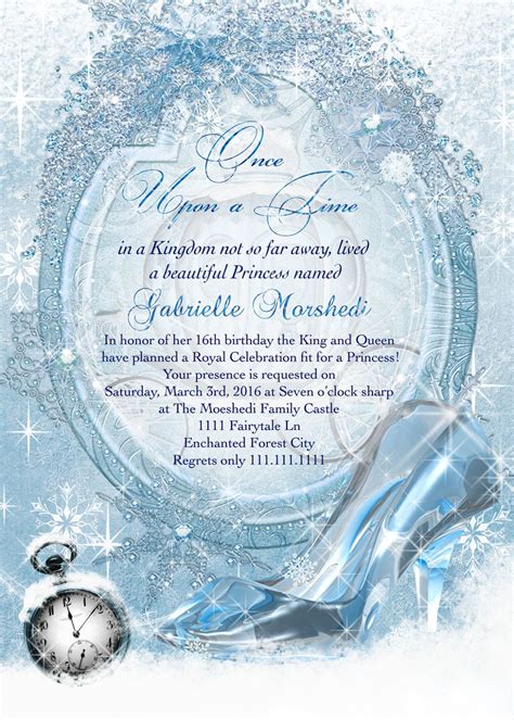 Cinderella Invitation Princess Party by GabriellesDreams on Etsy ...