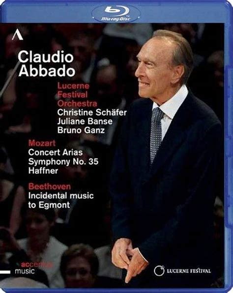 Claudio Abbado, Lucerne Festival Orchestra - Mozart: Concert Arias, Symphony No.35, Beethoven ...