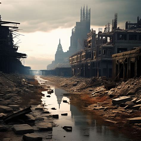 Post-apocalyptic art style captures the haunting beauty of a... by ...