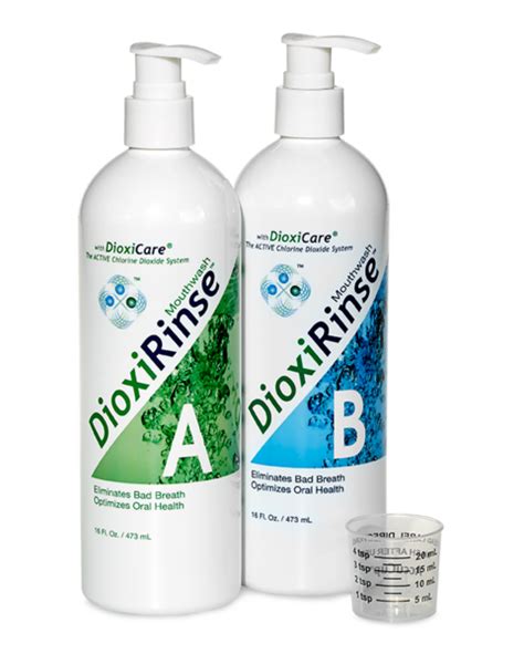 DioxiRinse Chlorine Dioxide Mouthwash Mouth Sores, Mouth Rinse, Biofilm ...