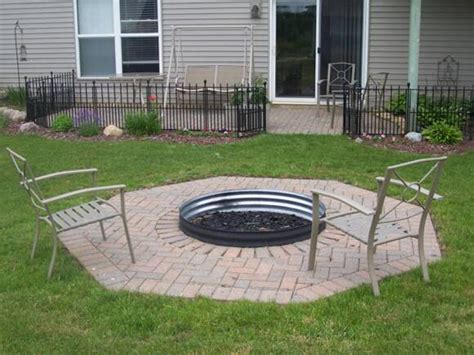 Fire Pit Metal Ring Insert | FIREPLACE DESIGN IDEAS