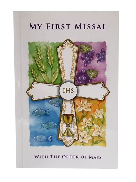 Communion Book, My First Missal, Soft Cover with Symbolic Design