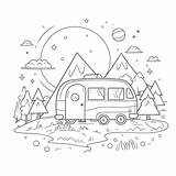 Rv Coloring Page sketch template