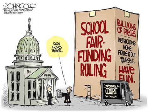 So there's a ruling on school funding. Now what? | Editorial Cartoon • Pennsylvania Capital-Star