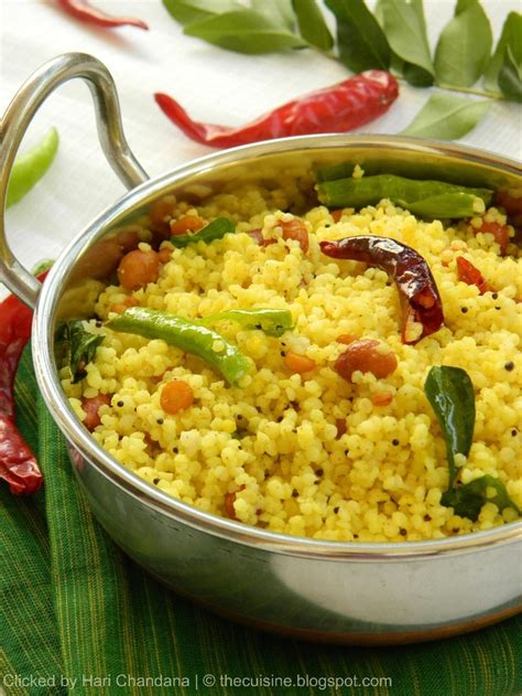 Korra Biyyam Chitrannam ~ Millet Lemon Bhath | Indian Cuisine | Millet ...