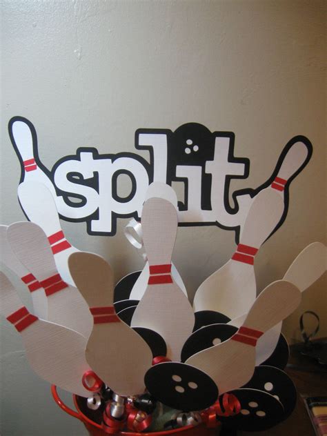 Bowling Party Deocrations Centerpiece Bowling Birthday Party Bowling Table Decoration | Bowling ...