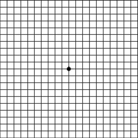 Amsler Grid for Macular Degeneration Self Test