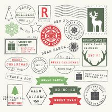 Christmas Santa Rubber Stamp Free Stock Photo - Public Domain Pictures