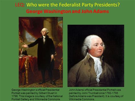 Federalist Party John Adams