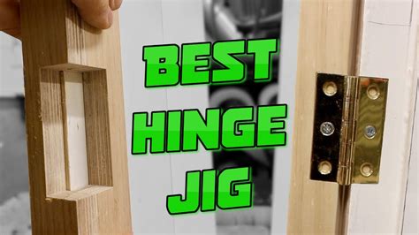 Make this easy Router Hinge Jig in Minutes that Works with ANY Frame ...