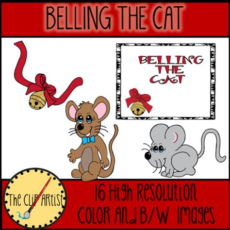 Belling The Cat (Aesop's Fable) Clip Art | Teaching Resources