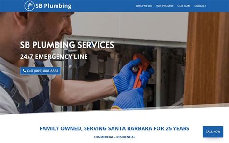 SB Plumbing | Santa Barbara Web Design