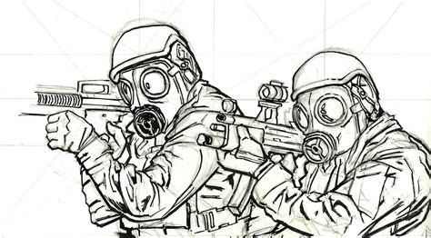 Swat Team Coloring Page Coloring Pages