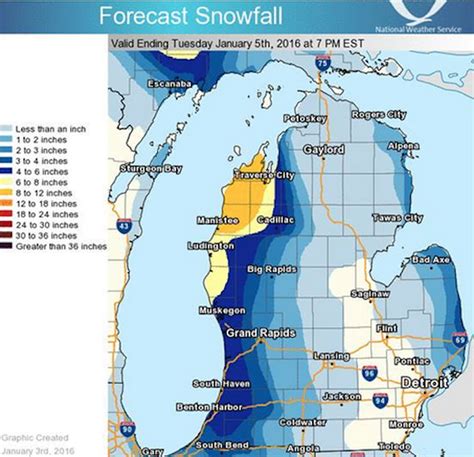 Lake effect snow advisory could bring 3 to 5 inches to West Michigan - mlive.com