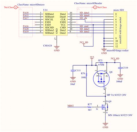 How to design the microSD circuitry