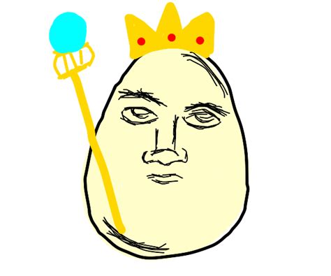 The Egg King, ruler of the Egg Kingdom - Drawception